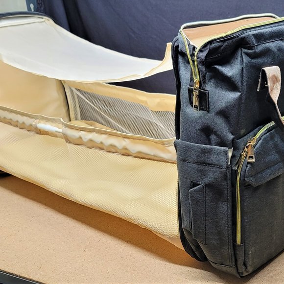 Baby Diaper Bag With Changing Station 3 in 1 diaper bag Backpack Large Capacity - Picture 10 of 11